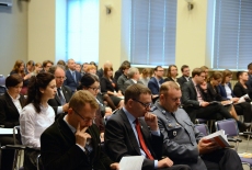 Uczestnicy konferencji w auli KSAP