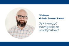 zdjęcie prowadzącego oraz podstawowe informacje o webinarze - tytuł, godzina, nazwisko prowadzącego