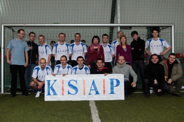 fot. KSAP/Sebastian Szulfer Zdjęcie grupowe z banerem KSAP