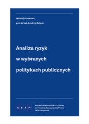 okładka publikacji - biały tytuł na granatowym tle